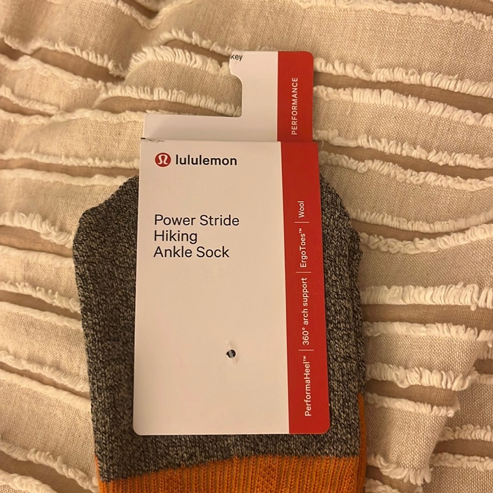 Lululemon Power Stride Hiking Ankle Sock